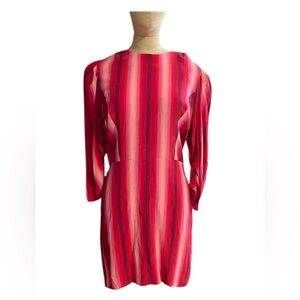 Date Night Mod Shift Dress NWT Contemporary Red SM Mini Something Navy Valentine